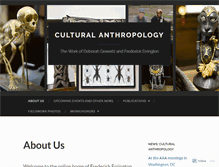 Tablet Screenshot of culturalanthro.com